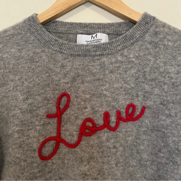 NWOT MAGASCHONI Love Cashmere Sweater - Picture 4 of 8